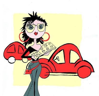 elle magazin Parádi Gabriella illusztráció