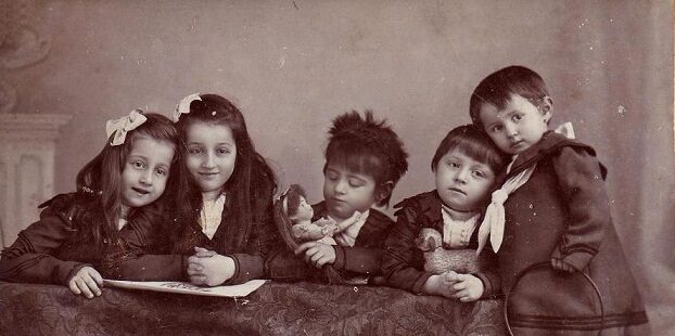 századforduló gyerekdivat