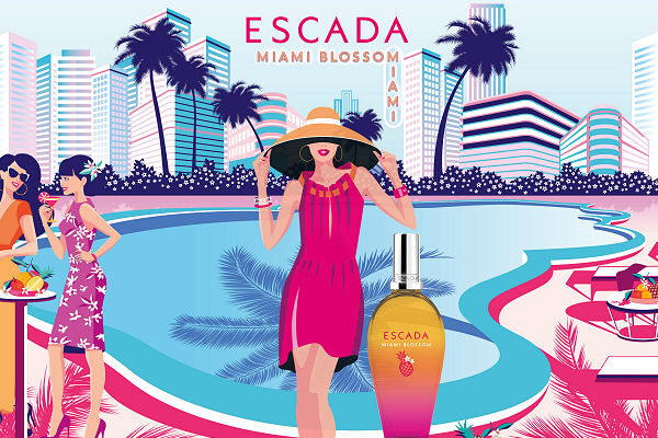 Escada új parfüm 219 nyár Miami blossom